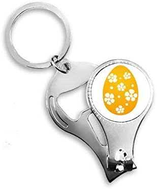 Великден Религиозен Фестивал Жълто Яйце Дизайн Ножица За Нокти Халка Ключодържател Отварачка За Бутилки Машина За Рязане