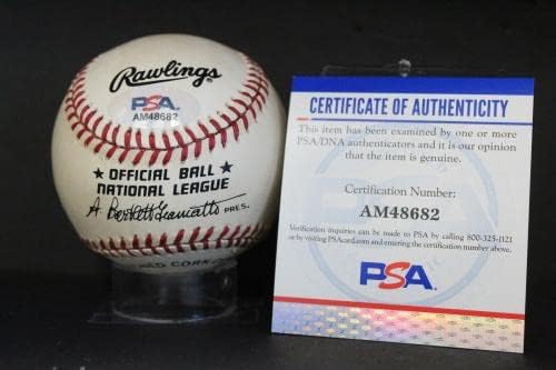 Майло Хамилтън Подписа (Holy Toldeo) Бейзболен Автограф Auto PSA/DNA AM48682 - Бейзболни топки с автографи
