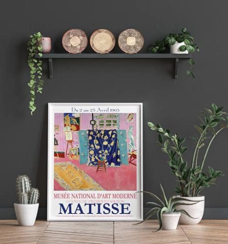 Изложба стена на изкуството Wallbuddy Matisse - Естетичен Интериор на стаята, Плакати и Щампи, Аксесоари за стаята на Анри Матис и Принт на стената, Минималистичен Декор апа