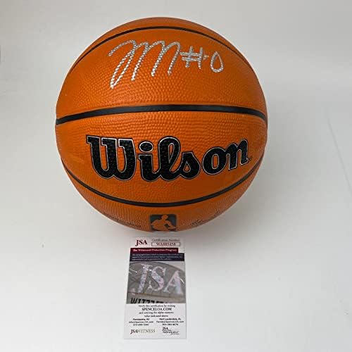 Баскетболни топки с автограф на Тайриза Макси 76ers Sixers в Пълен размер Wilson Basketball JSA COA - Баскетболни