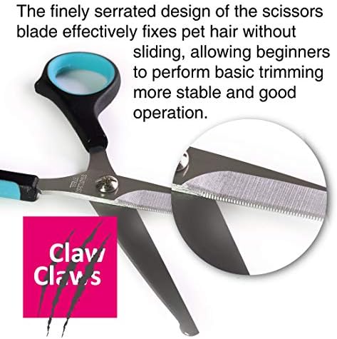Нокът Нокти 6 Инчови Директни Ножица За Подстригване на Коса с Безопасни Кръгла връх и дръжка във формата на
