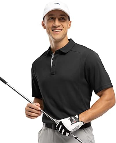 Мъжки ризи за голф YSENTO Бързосъхнеща Риза с къси ръкави Performance с Къс ръкав на 3 копчета