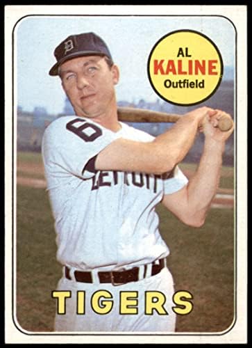 1969 Topps # 410 Ел Калин Детройт Тайгърс (Бейзболна картичка) EX/MT Тайгърс