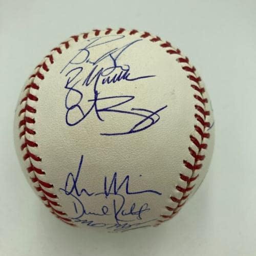 2004 Отбор Шампиони на Световните серии Boston Red Sox Подписа бейзболни топки W. S. MLB Бейзбол с голографическими
