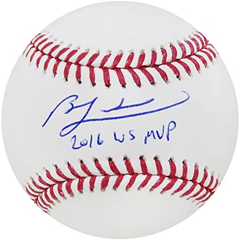 Бен Зобрист подписа Договор с Роулингсом, Официален играч MLB Бейзбол w / WS MVP - Бейзболни топки с автографи