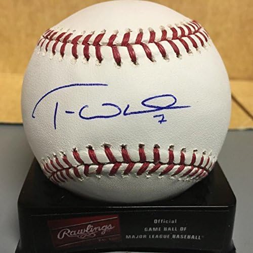Тим Уилър Член на клуба на бейзбол в Колорадо в Скалистите планини с автограф W / coa - Бейзболни топки с автографи