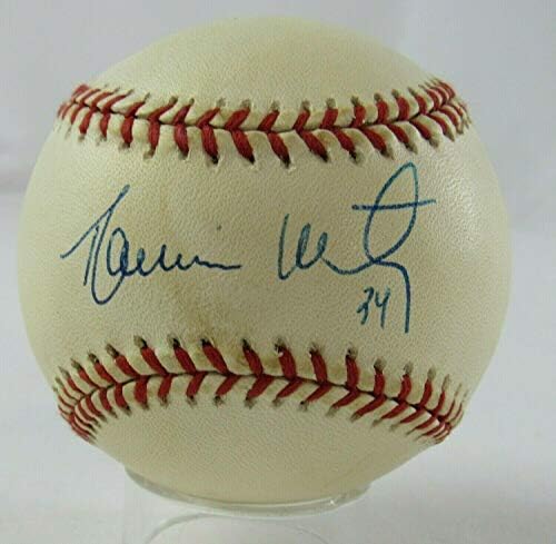Рамон Мартинес Подписа Автограф Rawlings Baseball B111 - Бейзболни Топки С Автографи