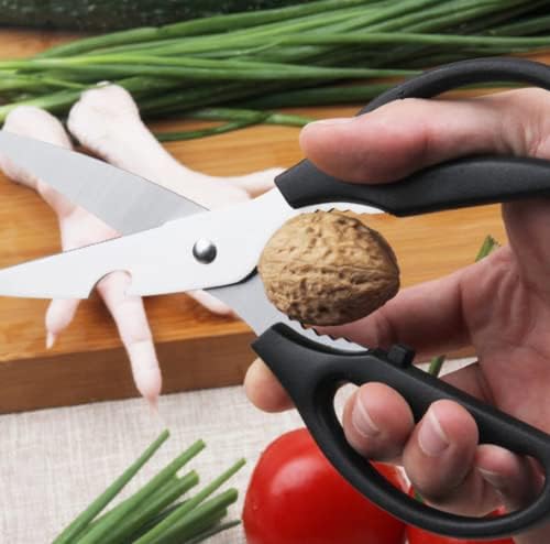 Кухненски ножици NC, Тежкотоварни Ножица за Месо, Остри и Практични и Многофункционални Ножици за Пилешко месо,