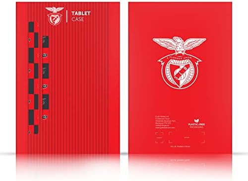 Дизайн на своята практика за главата Официално Лицензиран S. L. Benfica Icons Pattern Graphics Мек Гелевый калъф е Съвместим с Apple iPad Mini (2019)
