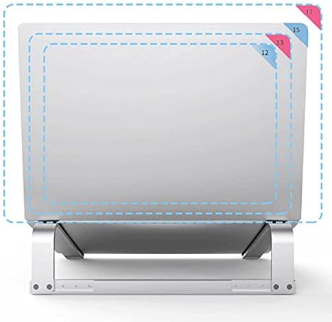 MXIAOXIA Сгъваема Поставка за лаптоп от алуминиева сплав 11-17 см за Нескользящего Охлаждащ Конзола Поставка за лаптоп (Цвят: E)