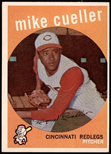 1959 Topps 518 Майк Куэльяр Синсинати Редс (Бейзболна картичка) EX/MT Maya