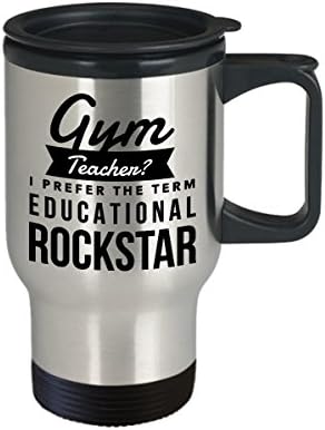 Пътна чаша Howdy Swag за учители по физическо възпитание - най-Добрият подарък за треньор на физкультуре - Чашата