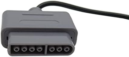 GRABOTE 2X дистанционно управление на Видео Игри Мат Подходящ за Системната конзола на Nintendo SNES Взаимозаменяеми Контролер 6 ФУТА SNS-005