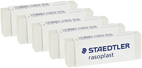 Голяма гума за моливи Staedtler Rasoplast (526 В20) Опаковка от 5 ластиков