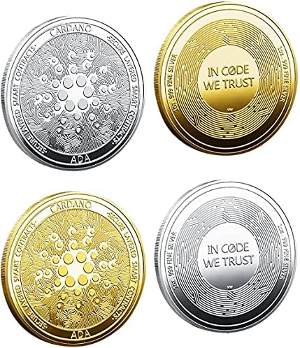 2 Любими монети Криптовалюты Ida Cardano | Защитен Коллекционный подарък | Virtual монета Възпоменателна монета