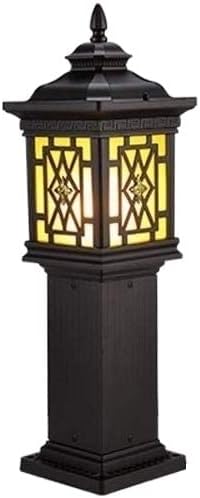 TQXDD Ретро лампа за закрепване на стълб Ретро лампа от лят под налягане Алуминий, лампа за отвора на вратата,