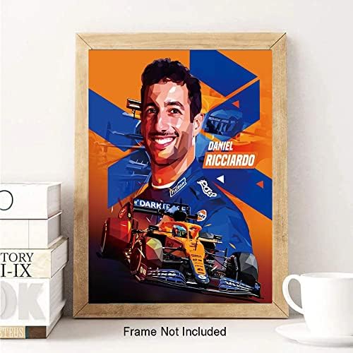 Плакат TANXM Formula Racing - Плакати F1 Car Racing Grand Prix - Плакат с един състезател-шампион от Формула