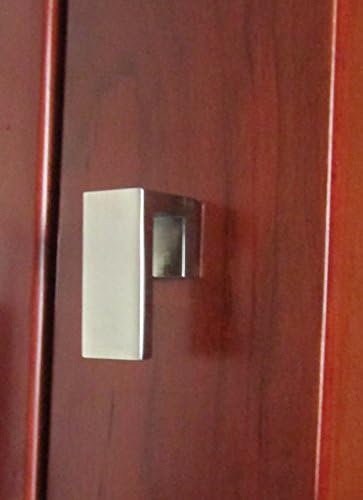 HandleMax Модерна брава за Монтаж на Кухненски шкаф от сатен завършени Никел, Дръжка за чекмедже, K19SN, 25