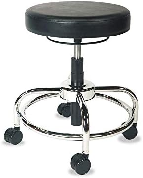 Столче за сервизно използването на серия от Ludmil ALECS614 HL с регулируема височина (черно)