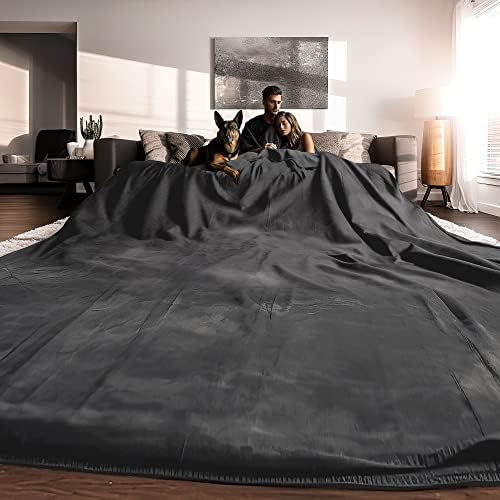 Кралско одеало размер Оверсайз 120x120 - Много голямо одеяло е Най - голямото одеяло в света - Семейно одеало
