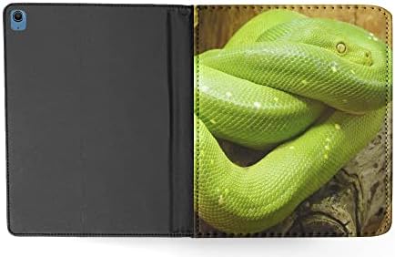 Зелена Пълзяща Змия-пълзящо растение 3 ФЛИП калъф за таблет Apple IPAD AIR (2020 г.) (4-то поколение) / IPAD