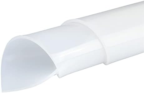 500X500 mm Бял лист силиконов каучук 1/2/3/4/5 мм Полупрозрачна Плоча Мат висока температура Каучукови уплътнители (дебелина: 1 мм)