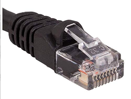 MRP 5-Крак CAT6 кабел Ethernet UTP LAN RJ-45 с Формованным ботинком от eBusinessCables (черен)