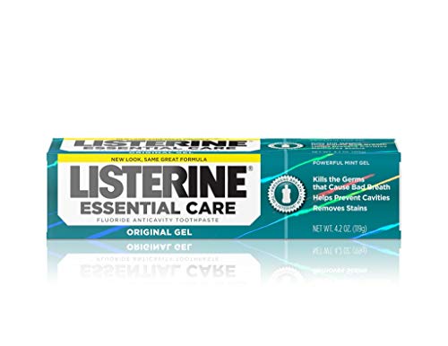 Johnson & Johnson Средства за грижа за устната кухина 43455 Гел-паста за зъби Listerine Essential Care, 4,2
