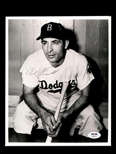 Карл Furillo С ДНК PSA Подписа Снимка 8x10 с автограф на Бруклин Доджърс - Снимки на MLB С автограф