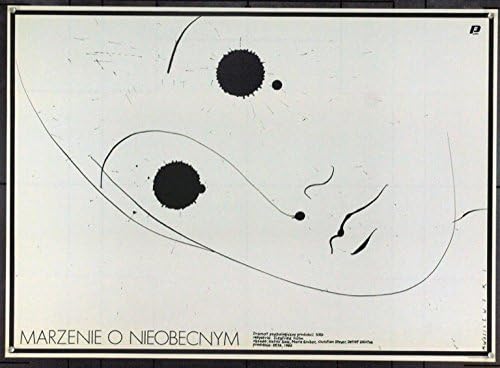 Сън лосове (1986) на Оригиналния полски плакат (27x37) е Много красив