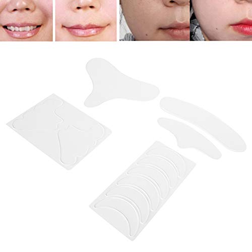 Пластир против бръчки Силикон 17пк, премахване на бръчки на лицето се използва повторно полагане на лицето,