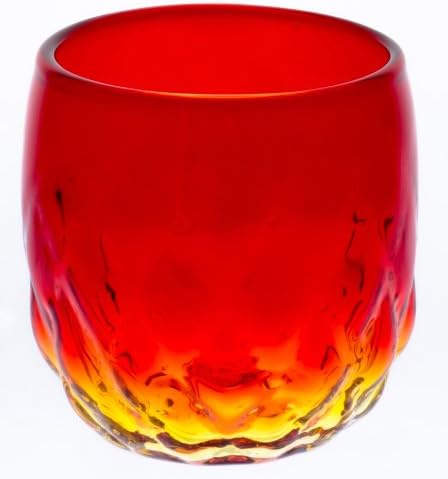 RGCC Rock Glass, Оранжево, Размер: Диаметър 2,8 x височина 3.1 инча (70 x 80 mm), Чаша