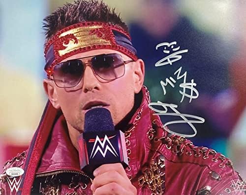 Ексклузивна снимка на WWE с Автограф Миза 11x14 JSA Authentic 2 - Снимки Рестлинга с автограф