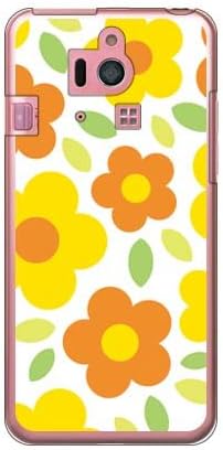 Second Skin Flower Pop Бял x Жълт (прозрачен) / за обикновен смартфон 2 401SH/SoftBank SSH401-PCCL-201-Y193