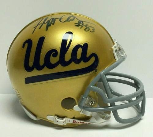 Уили Лапа Андерсън Подписа Футболен мини-Каска UCLA Bruins PSA 4A36230 - Мини-Каски NFL с автограф