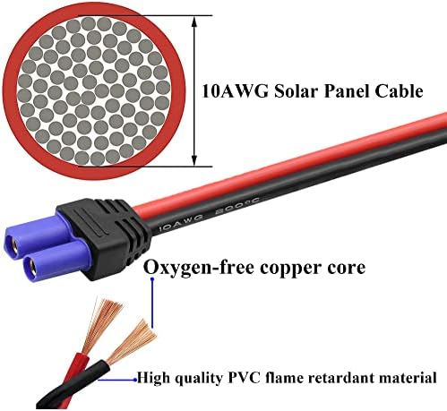 zdyCGTime 10AWG ЕС5 женски и слънчев мъжки и женски комплект фотоволтаичните захранващи кабели съвместим с гнездовыми