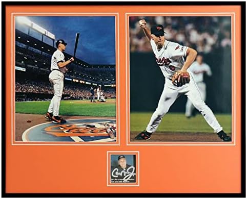 Дисплей за снимки на Cal Рипкена-младши с Автограф, В Рамката на 16x20 JSA Orioles - Снимки на MLB С автограф