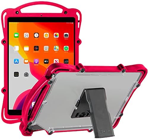 Калъф за iPad ProLOCK 10 с мат + 2 Защитни фолиа, изработени от закалено Стъкло, Фиксирующийся калъф за iPad с дръжка за носене и стойка, Сигурна защита от падане, за Apple iPad 10.2 и?