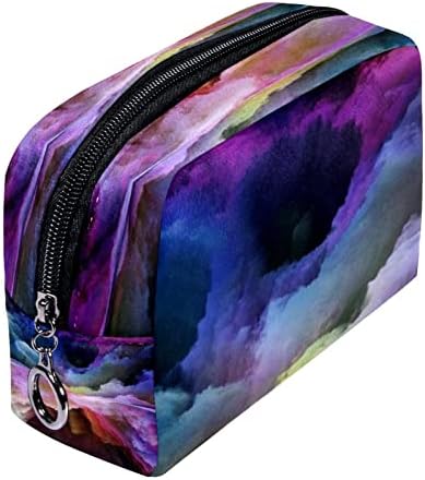TBOUOBT Козметични чанти, козметични Чанти за жени, Малки Пътни Чанти за Грим, Модерен Абстрактен Художествен