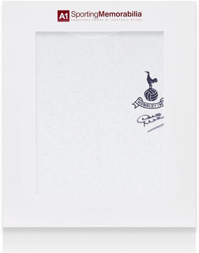 Тениска Дейв Макей с автограф Тотнъм Хотспур - Уембли 1967 - Подарък кутия - Футболни фланелки с автографи
