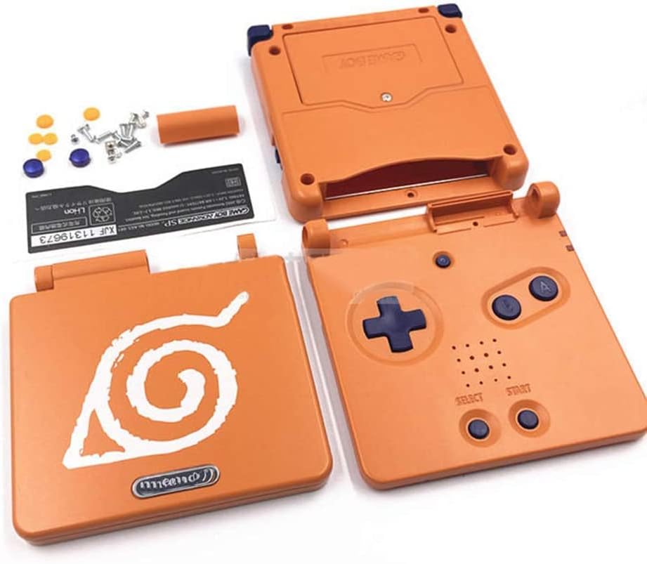 Пълно тяло Shell Pack Калъф-хастар за GBA SP Gameboy Advance SP Калъф-панел с набор от бутони (A)