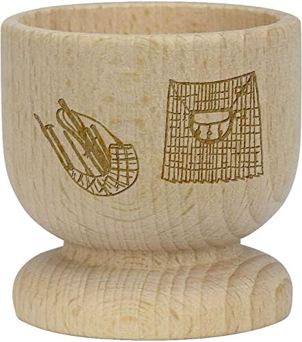 Дървена чаша за яйца Azeeda 'Kilt & Bagpipes' (EC00022784)