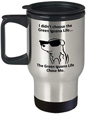 Пътна Чаша със Зелена Игуаной