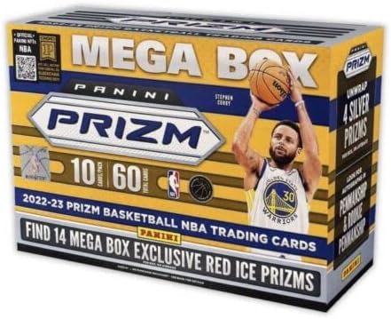 Търговската картичка Баскетбол Панини Prizm 2022-23 Mega Box