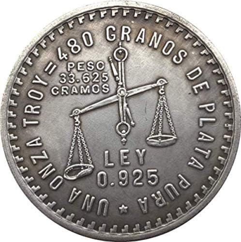 1947 Мексико 1 Копие монети Онза 42 мм, Подаръци за колекционери