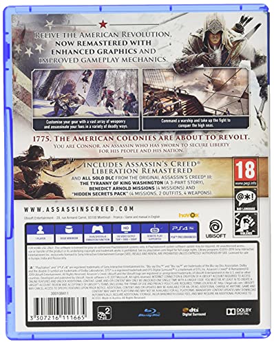 Assassin ' s Creed III Ремастериран и Освобождаване на Ремастериран PS4