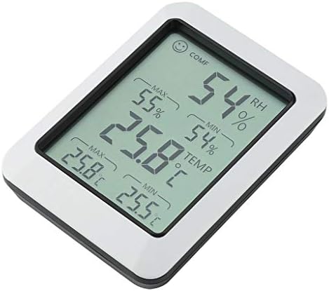 JAHH Стаен Термометър Дигитален Влагомер Стаен Термометър Стаен Термометър и Сензор за Влага с Температурен