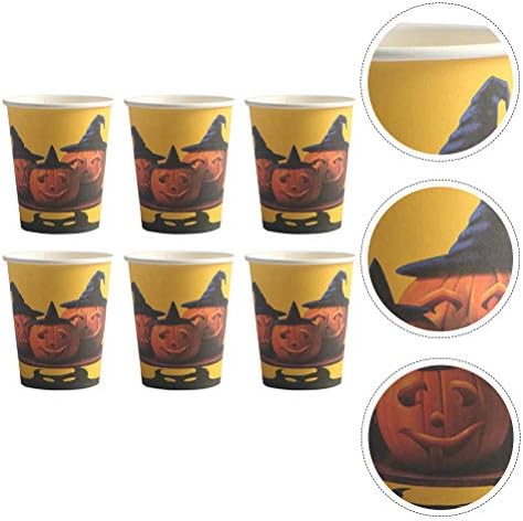 ABOOFAN 20PCS Картонени Чаши Хелоуин за Еднократна употреба Чаши за Пиене Празнични Аксесоари За Партита