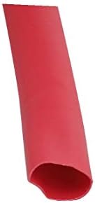 Нов Lon0167 с дължина 20 m, с вътрешен диаметър 6 мм. надеждна ефективна Polyolefin свиване тръба Червен цвят,