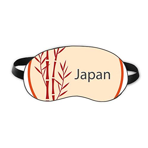Японската Култура Червен Бамбук Модел Sleep Eye Shield Мека Нощна Превръзка На Очите Сянка На Кутията